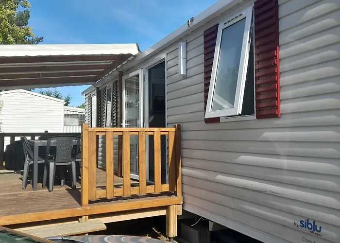 Mobilhome En Bord De Sur 4 Etoiles Campingplatz